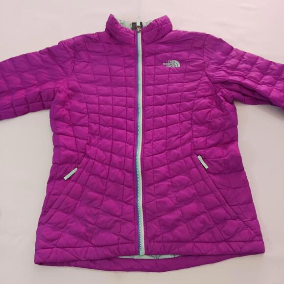 The North Face CSG4 Youth Girl's Size L (14/16) Purple Thermoball Puffer Jacket - Picture 11 of 16